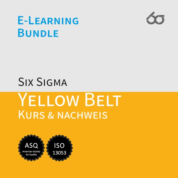 Bundle | Six Sigma Yellow Belt E-Learning Kurs und Nachweis [Digital]